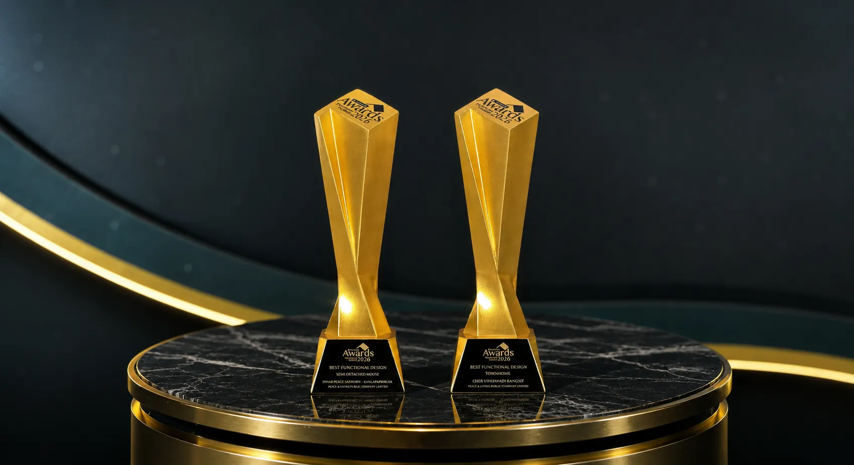 “PEACE” คว้า 2 รางวัลคุณภาพจาก LivingInsider Thailand Developer Awards 2026